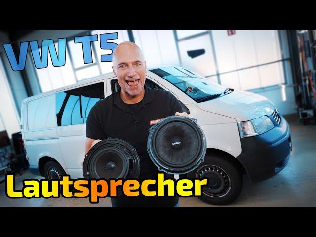 VW T5 hot speaker installation | Option Air VW T5 | ARS24