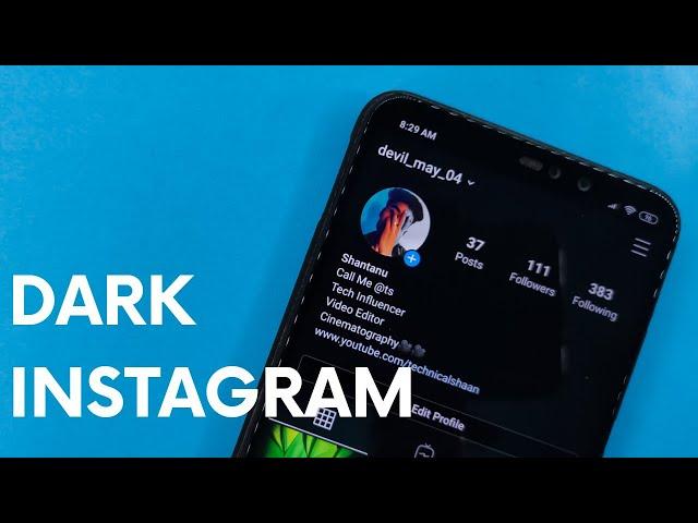 Enable Dark Instagram On Any Xiaomi Device | Official Dark Mode