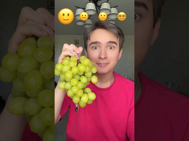 How do you eat grape?  Radmiru #shorts