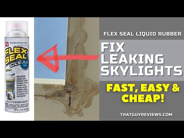 Fix Skylights Leak - Flex Seal Fast, Cheap and Easy! #DIY  