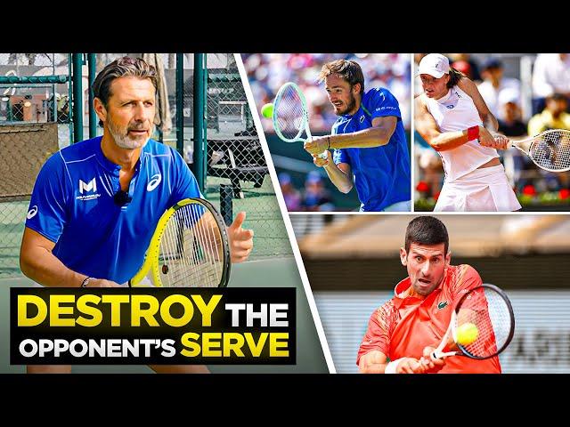 The return of serve: TENNIS MASTERCLASS by Patrick Mouratoglou, EPISODE 1