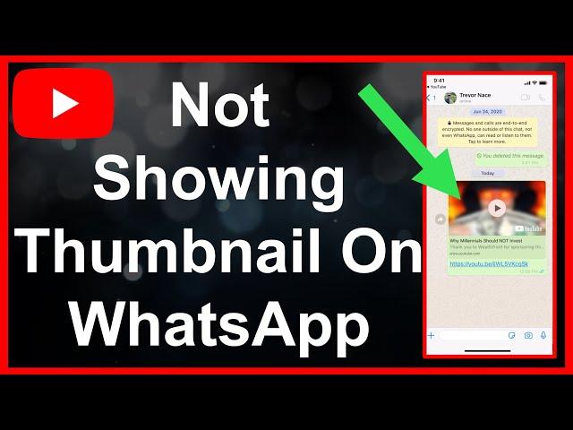 YouTube Link Not Showing Thumbnail On WhatsApp