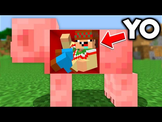 ¡Minecraft PERO los MOBS me COMEN! ️ SILVIOGAMER MINECRAFT PERO