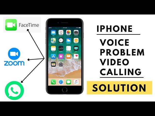 Voice Problem Video Calling iPhone All Model Solution  | Hindi ( BSAS Mobile service ) Ajay