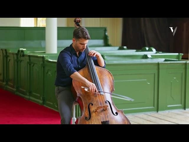 JS Bach. Suite BWV 1007 for solo cello: Gigue. Played by Luis Cabrera, Double Bass Part 6 of 6