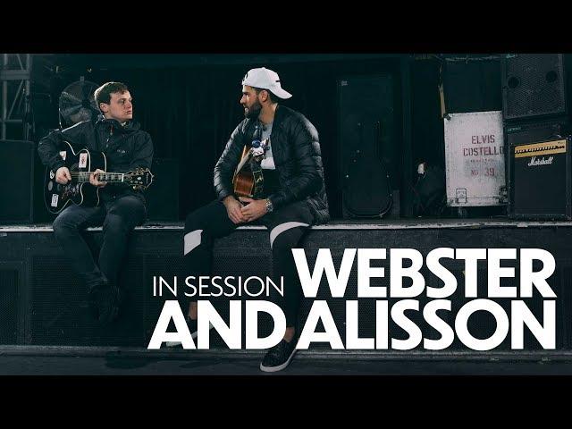 In session: Alisson Becker and Jamie Webster | Keeper sings ‘Allez, Allez, Allez'