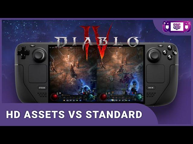 Diablo 4 Steam Deck High Resolution Assets vs None  - worth the 40Gb?