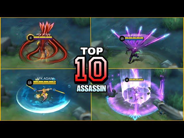 TOP 10 BEST ASSASSIN FOR SEASON 33 ~ MOBILE LEGENDS