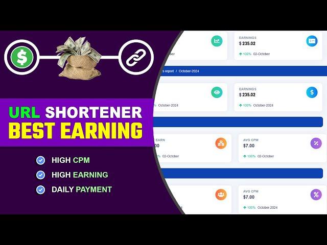 Best URL Shortener to Make Money 2024 | Daily Payment | High CPM