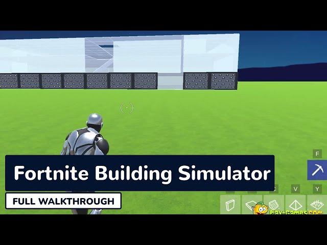 Fortnite Building Simulator - Full Gameplay Walkthrough