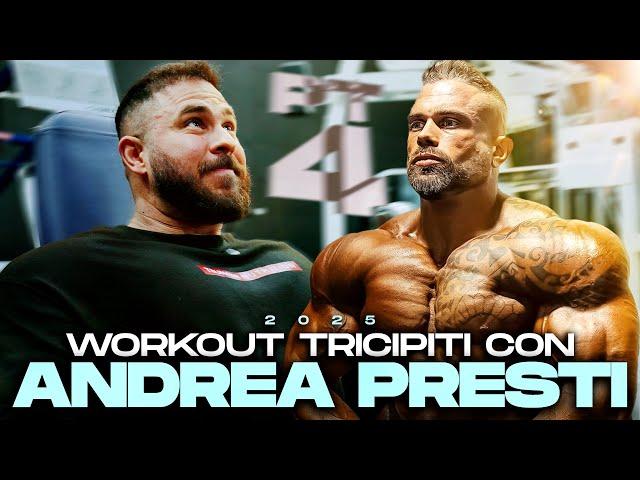 ALLENAMENTO TRICIPITI & CHIACCHIERATA CON ANDREA PRESTI