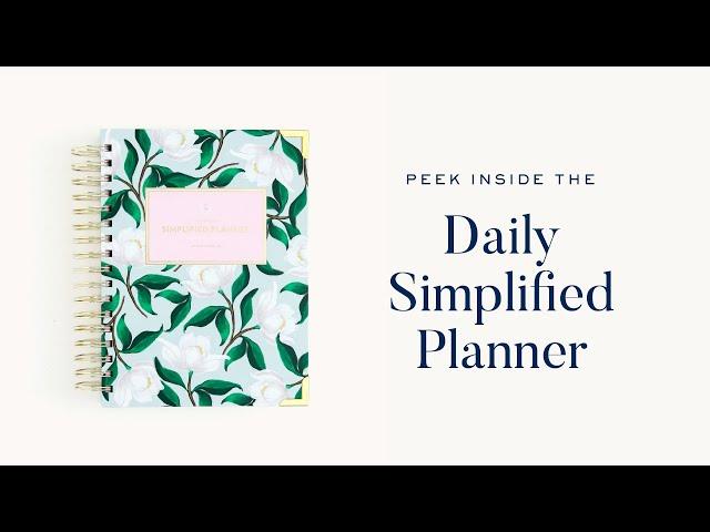 Peek Inside the 2025 Daily Simplified Planner | Simplified® by Emily Ley