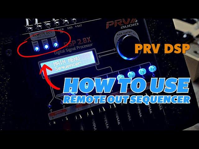 How to use Remote Sequencer on PRV DSP 2.4x and 2.8x