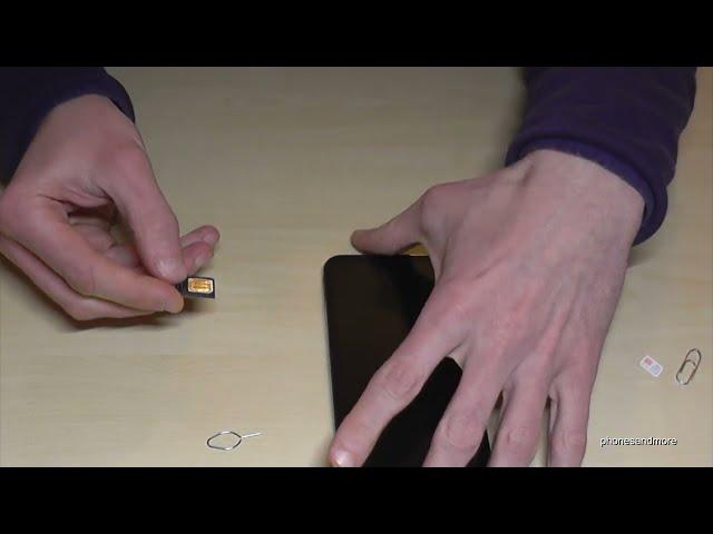 Samsung Galaxy A15 5G: How to insert the microSD card. Installation of the micro SD