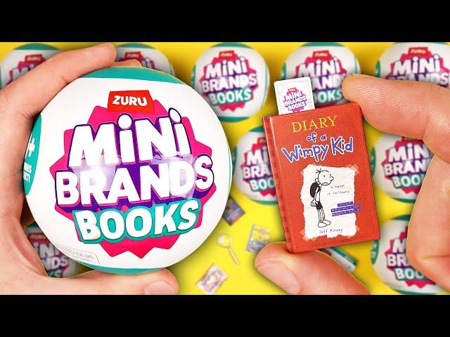 Opening And Reviewing The Mini Brands Books