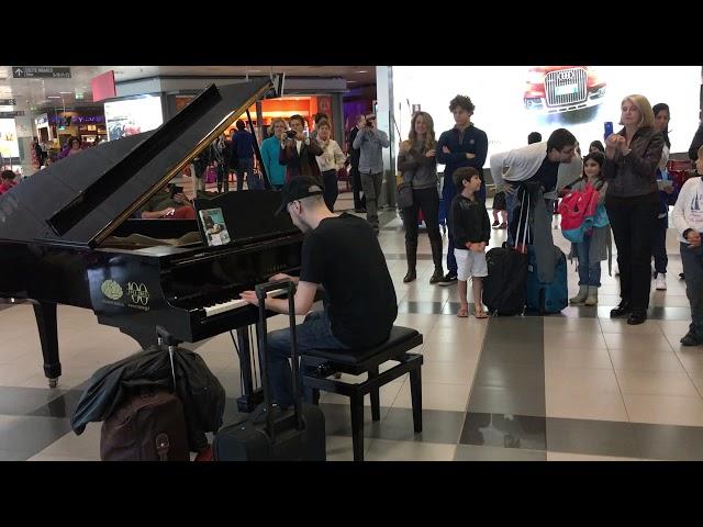 Rock and roll piano-Palermo airport