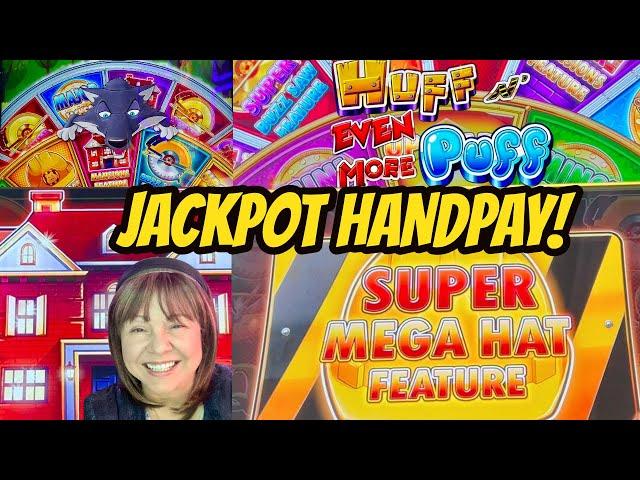 WOW! MANSIONS & SUPER BONUS -JACKPOT HANDPAY!