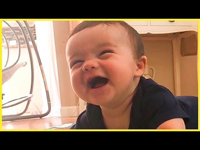 Cute And Funny Baby Laughing Hysterically Compilation || 5-Minute Fails