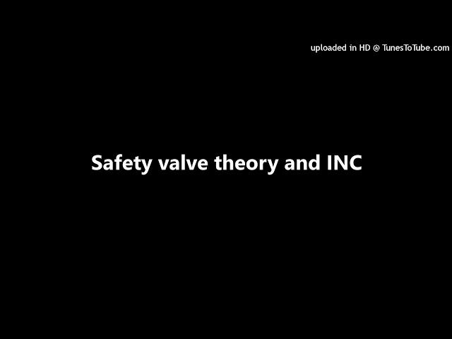 Safety valve theory and INC