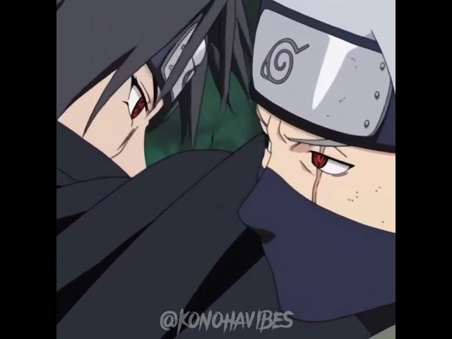 old friends #kakashi #itachi #naruto #nar#anime