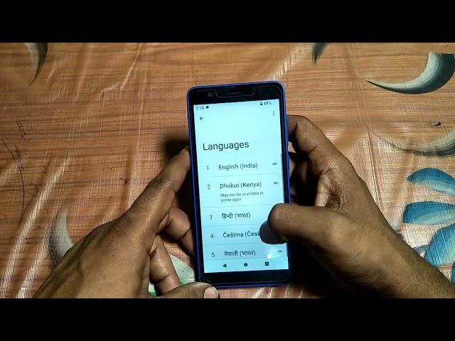 how to set language jio phone /Phone ki setting kaise use kare