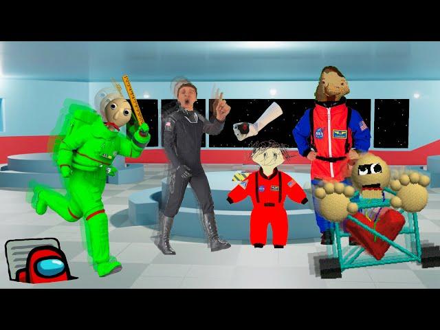 Baldi plays Among Us with Principal of the Thing