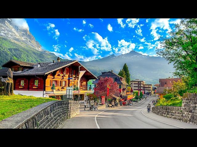 The Swiss Fairy-Tale Village: Grindelwald  Switzerland 4K