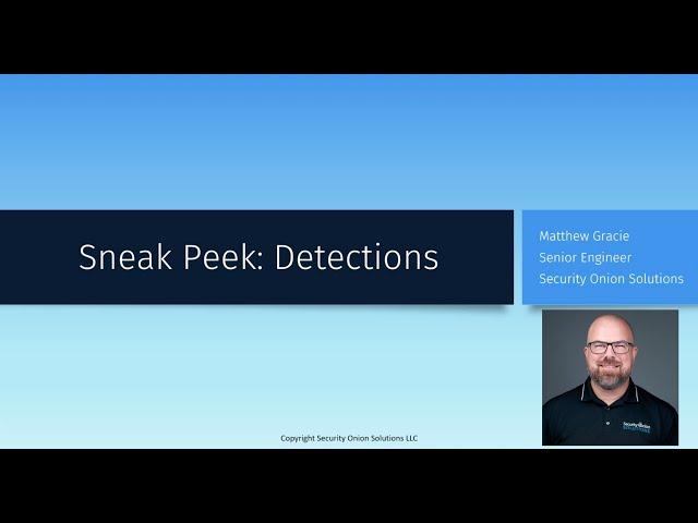 Sneak Peek: New Detections Feature coming in Security Onion 2.4.70!