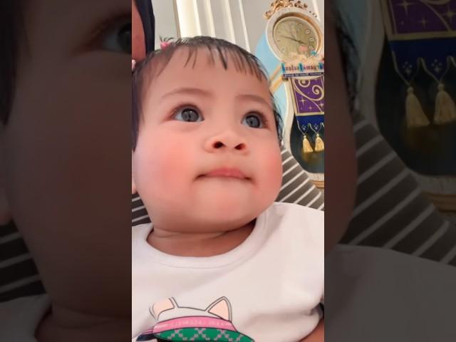 Baby Lily Lagi Lihat Kakak Bermain #raffinagita #babylily #shorts