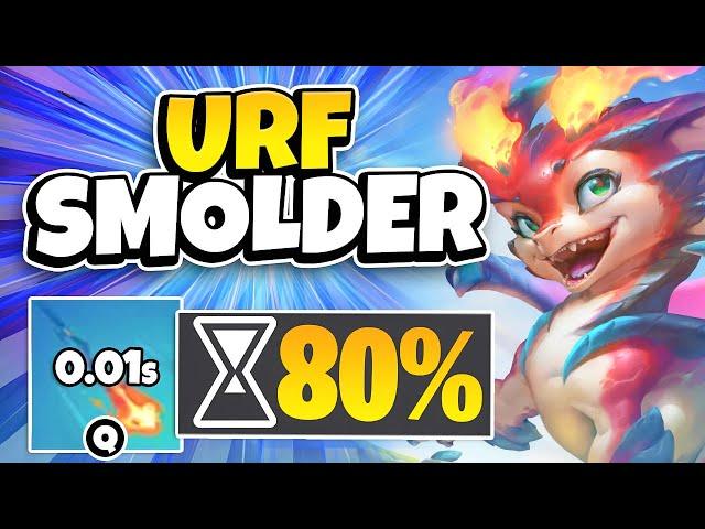 THE FIRST URF SMOLDER GAME ON YOUTUBE (INFINITELY STACKING ELDER EXECUTE)