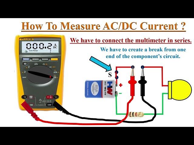 How to measure Current with Digital Multimeter?