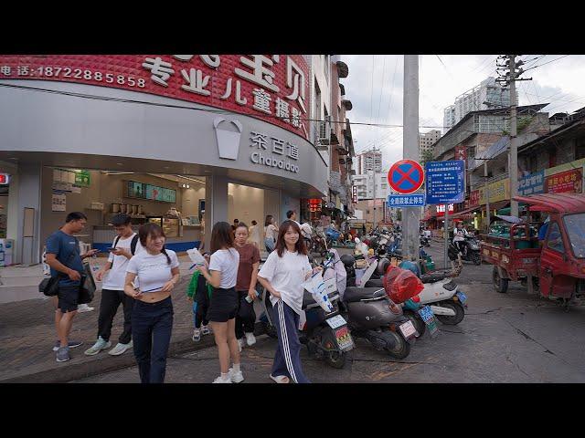 [4K] Walking tour of China county town. Huishui, Guizhou