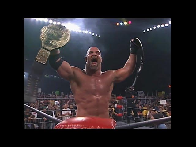 Goldberg defeats "Hollywood" Hulk Hogan for the WCW Championship (1998)