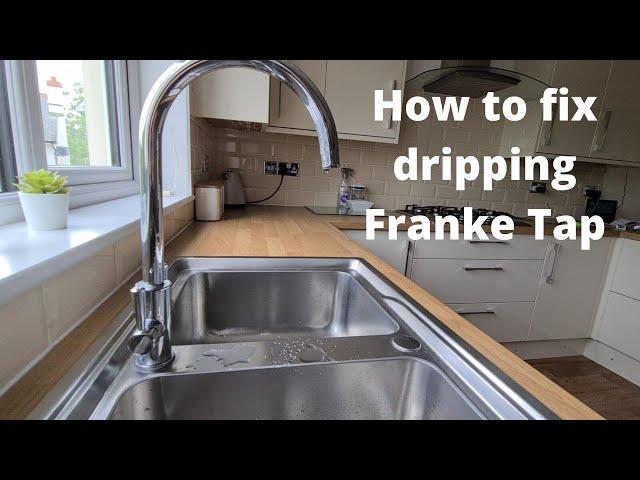 How to fix dripping Franke kitchen mixer tap with current parts - full tutorial.