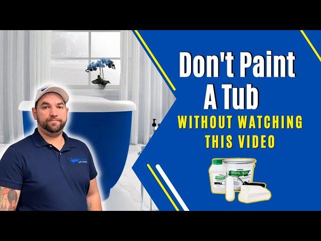 Bathtub Refinishing Prep | Don't Paint A Tub Without Watching This Video | Refinished Bath Solutions