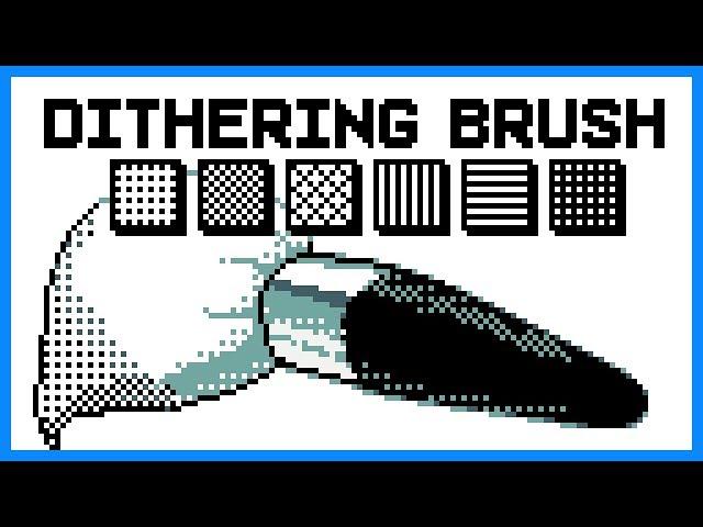 Speed up Dithering painting in Aseprite. #PixelArt