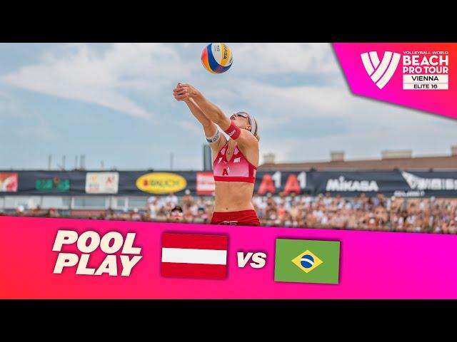 Klinger/Klinger vs. Agatha/Rebecca - Pool Play Highlights | Vienna 2024 #BeachProTour