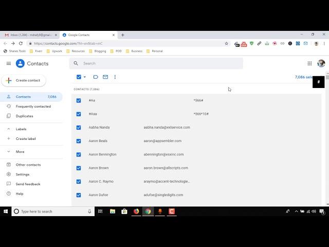 How to Delete All Contacts from Gmail Account