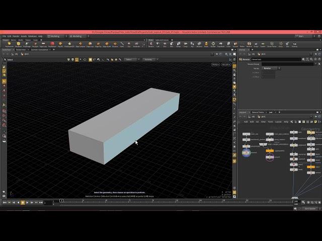 Display Polycount in Viewport Houdini