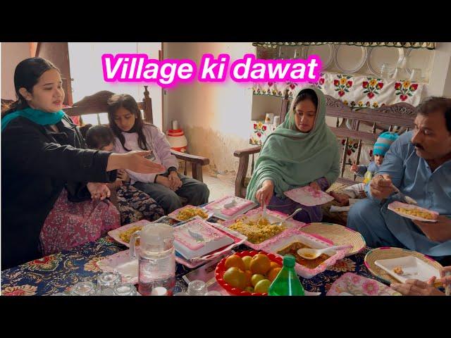 Village ki dawat | Sitara yaseen new vlog