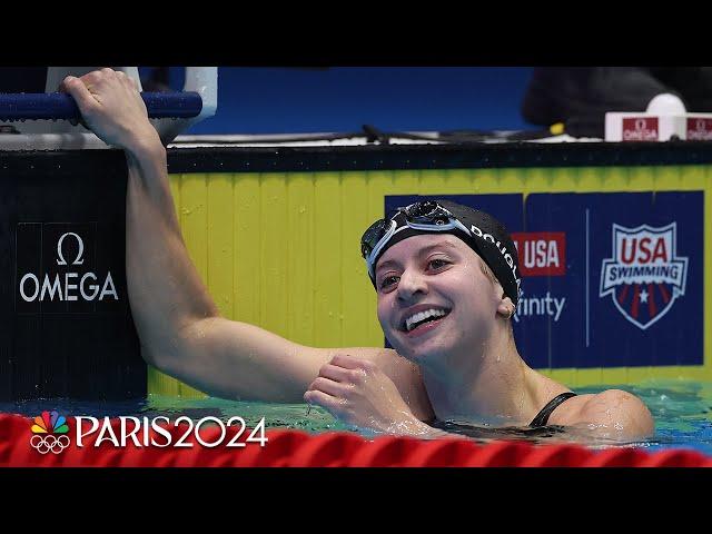 Kate Douglass comes out on top in loaded women's 100m freestyle field at Trials | NBC Sports