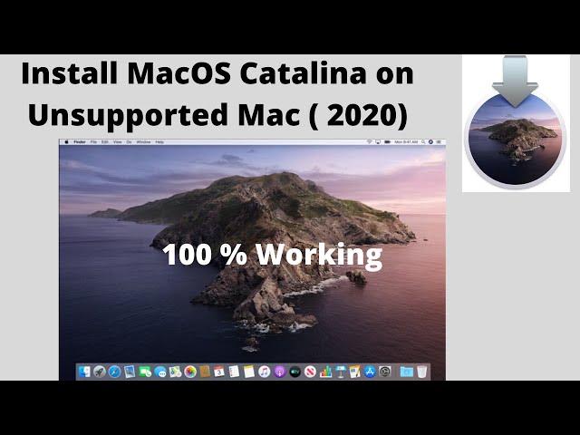 how to install macos catalina on an unsupported mac