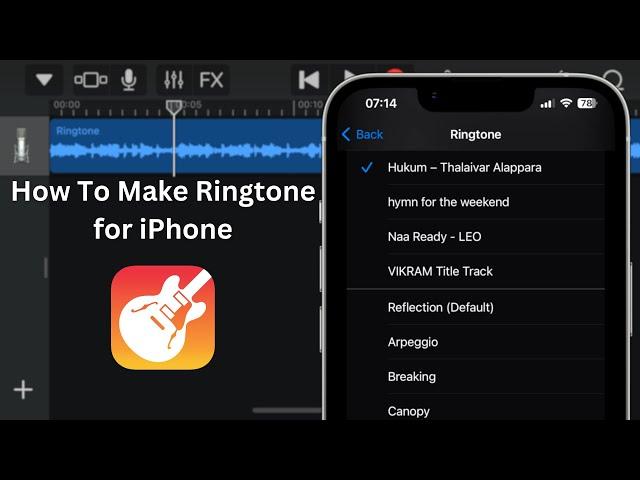 How To Make Ringtone for iPhone using GarageBand (2022)