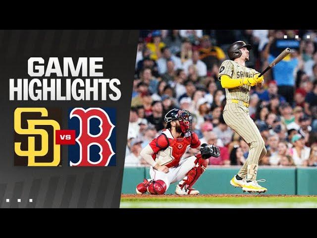 Padres vs. Red Sox Game Highlights (6/28/24) | MLB Highlights