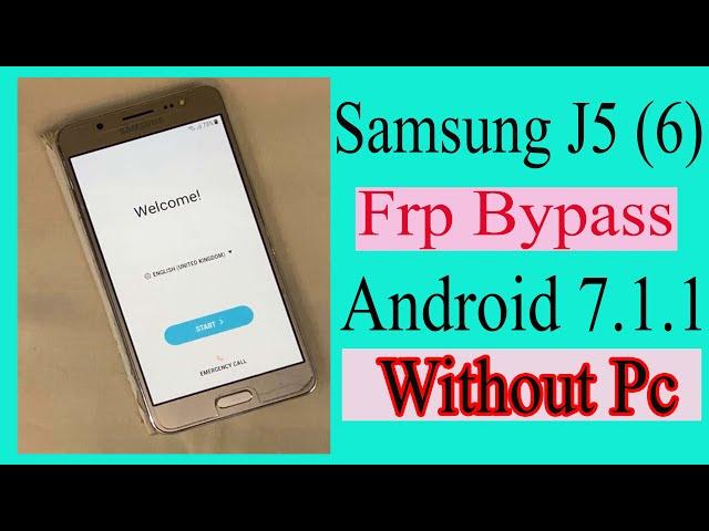 Samsung J5 (2016) J510F Frp Bypass Google Account Bypass Android 7.1.1 Without Pc