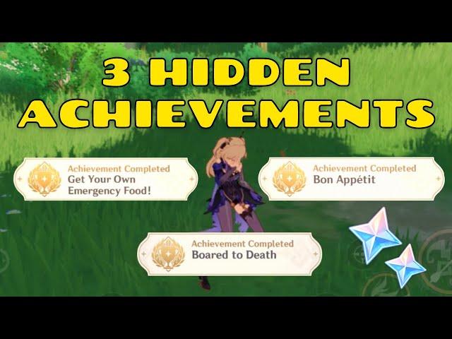 3 Secret Hidden Achievements, Easy Primogems | Genshin Impact