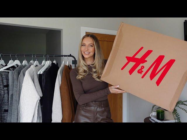 HUGE H&M NEW IN TRY ON HAUL - AUTUMN KNITWEAR