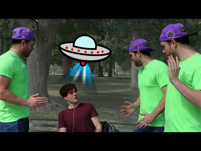 Alien Cloning Prank! Triplets FREAK OUT Strangers