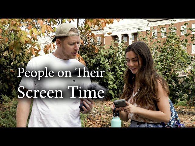 People on Their Screen Time