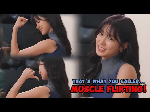 KAZUHA found a sneaky way to FLIRT with others using her MUSCLES, & everyone can't stop laughing! 